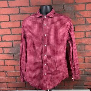 Jachs Dress Shirt –‎ Men's Large – Red